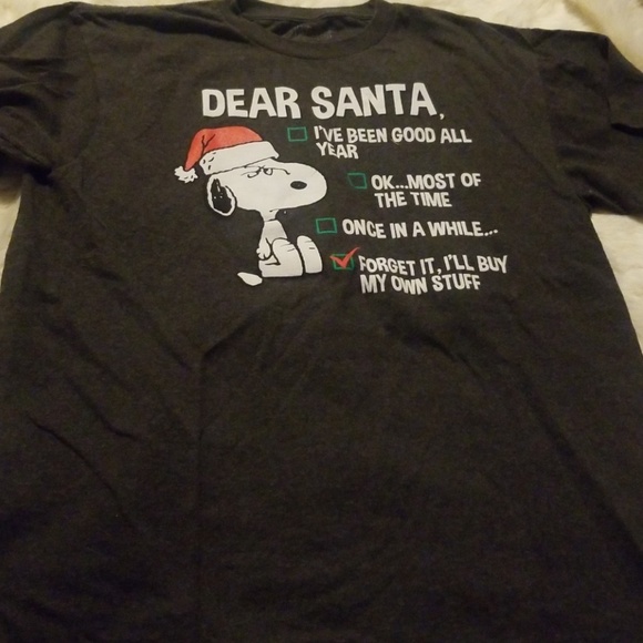 Snoopy Christmas tshirt - Picture 2 of 2